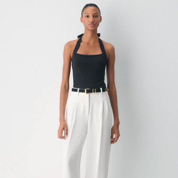 NWT Aritzia Original Contour Optimum Halter Top in Black - Picture 6 of 10